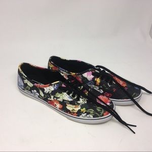 Floral vans EUC 8.5